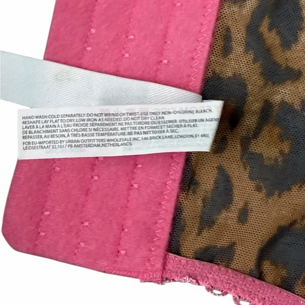 Urban Outfitters Out From Under Leopard Print Bralette